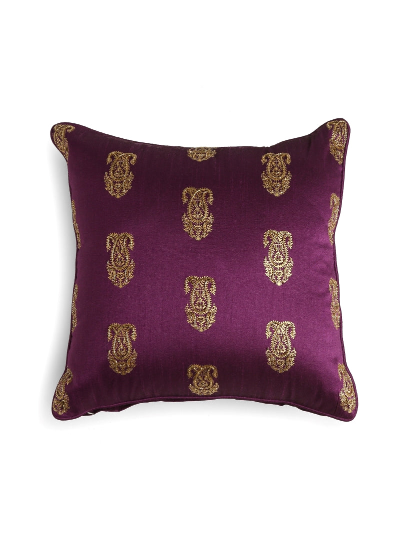 Double Paisley Design Cushion Covers (Set of 2)