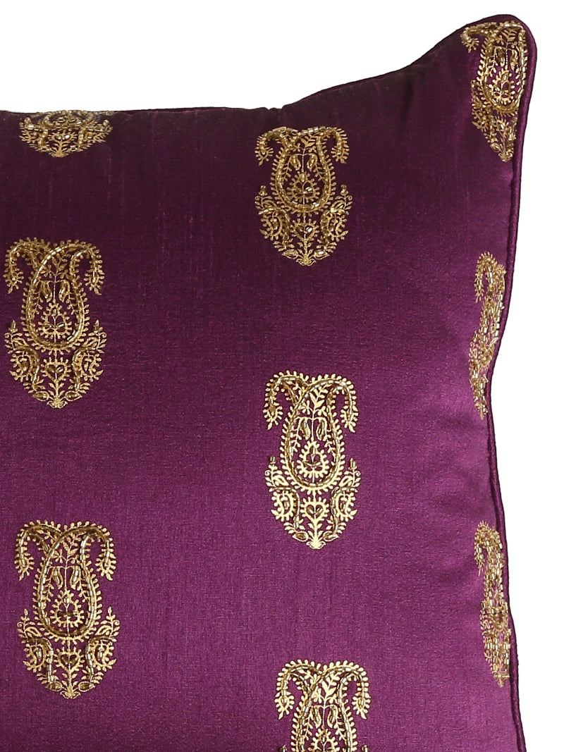 Double Paisley Design Cushion Covers (Set of 2)