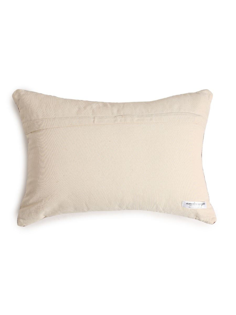 Carpet Design Cushion Cover With Filler - Multicolor