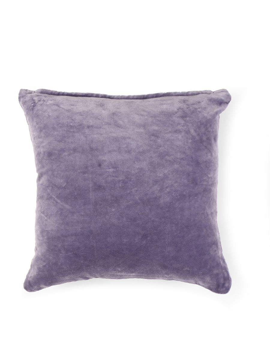 Lavender Cotton Velvet Cushion Cover