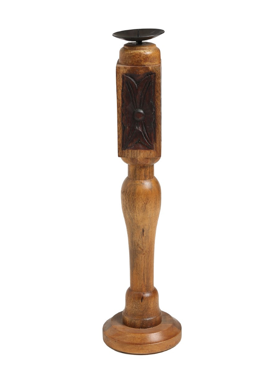 Handcrafted Paya Design Rustic Candle Holder
