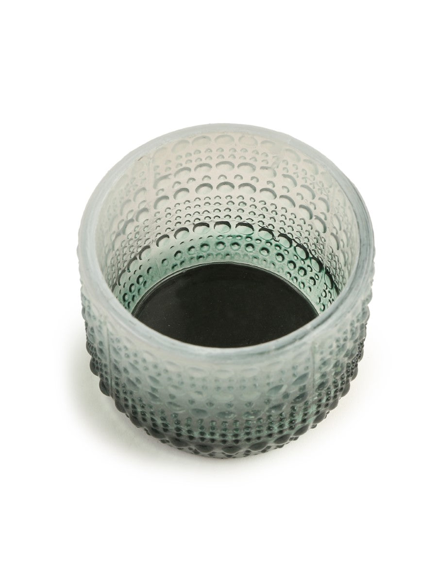 Ombre Green Glass Votive (Set of 2)
