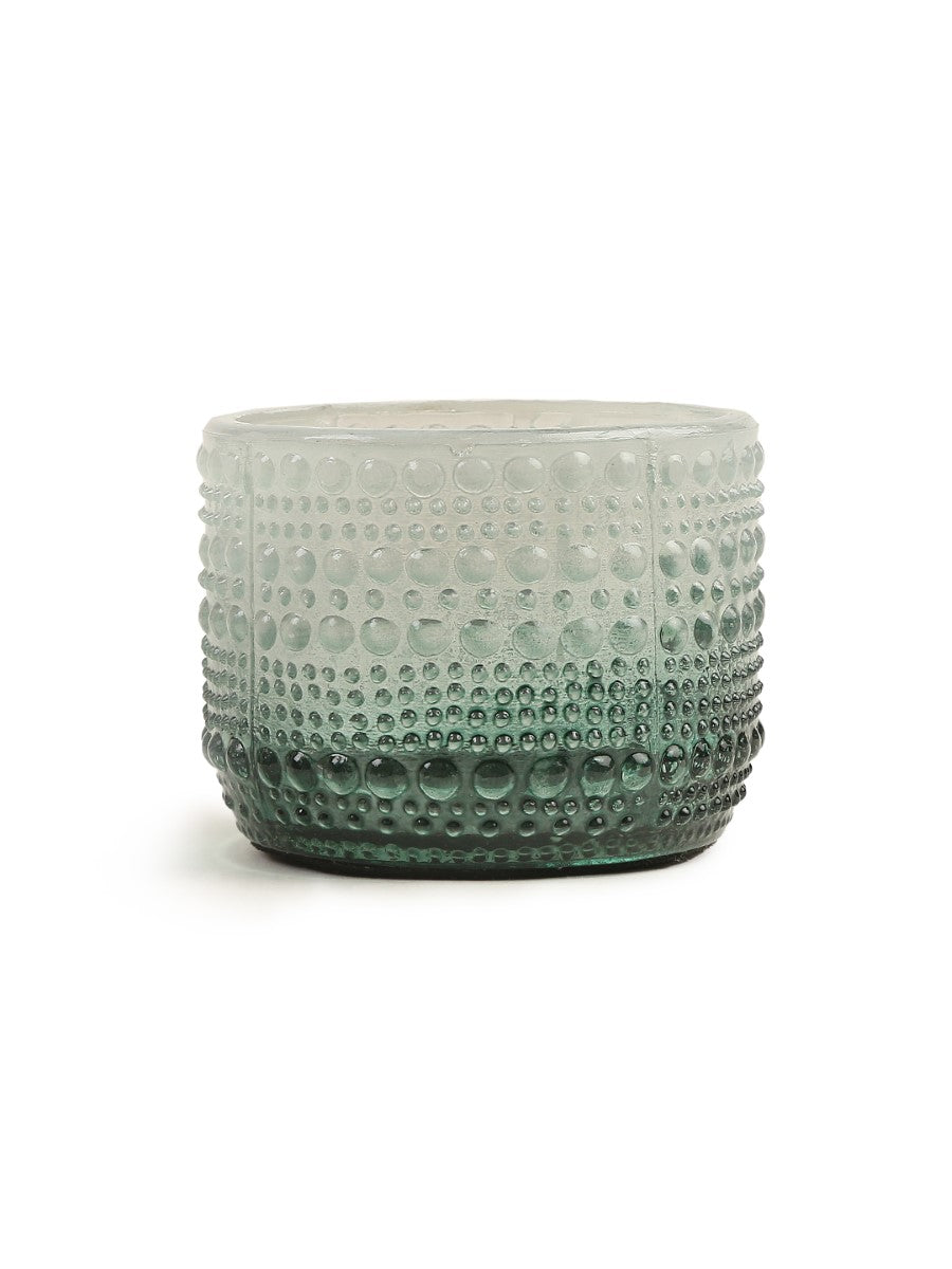 Ombre Green Glass Votive (Set of 2)