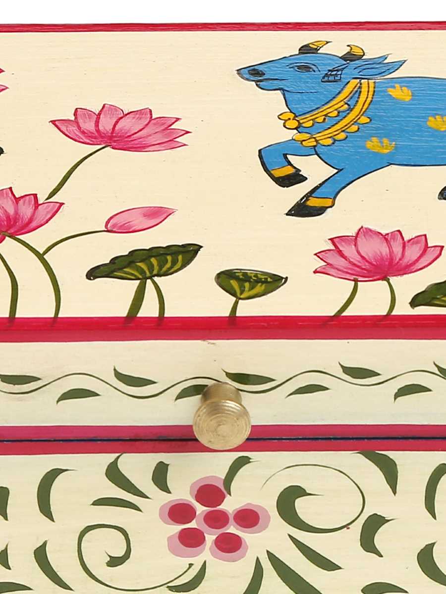 Pichwai Cow Painted Box