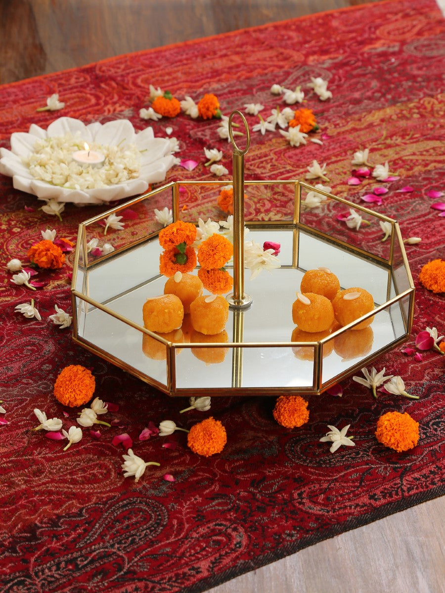 Mirror Glass Cake & Cookie Stand