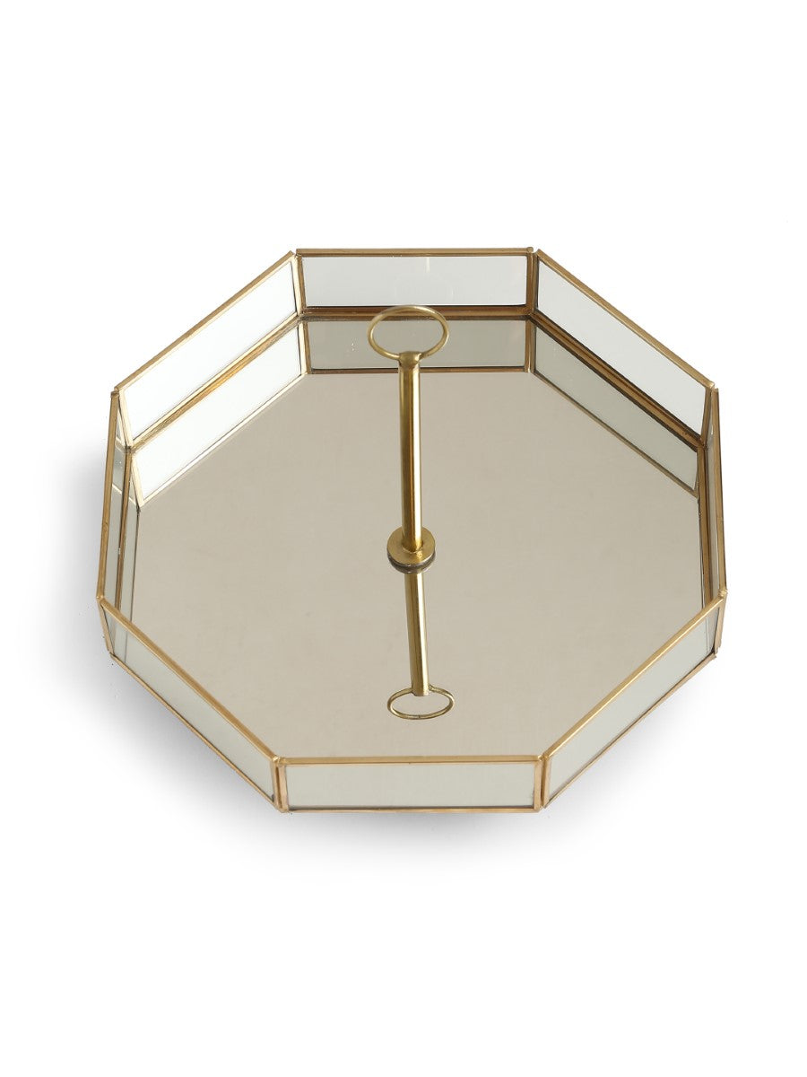 Mirror Glass Cake & Cookie Stand