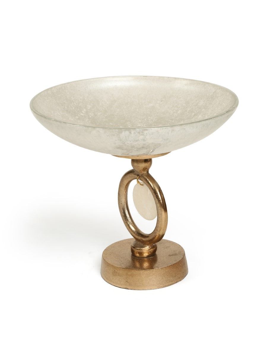 Ivory & Gold Decorative Bowl