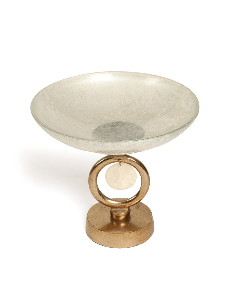 Ivory & Gold Decorative Bowl