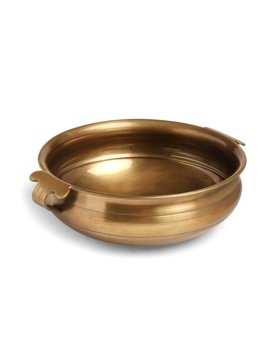 Antique Gold Finish Brass Urli