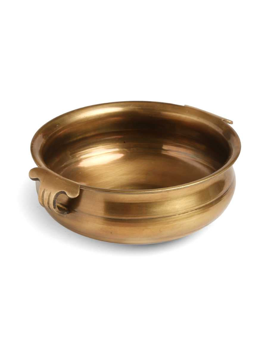 Antique Gold Finish Brass Urli