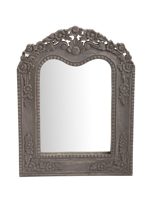 Grey French Style MDF Mirror In Distress Finish