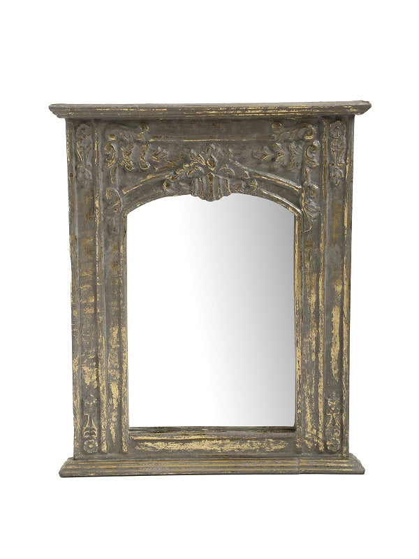 French Style MDF Mirror In Distress Finish