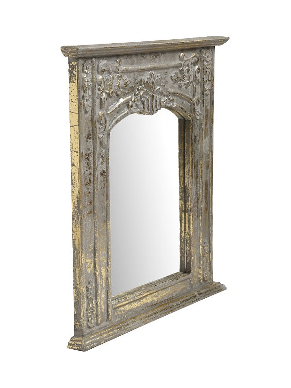 French Style MDF Mirror In Distress Finish