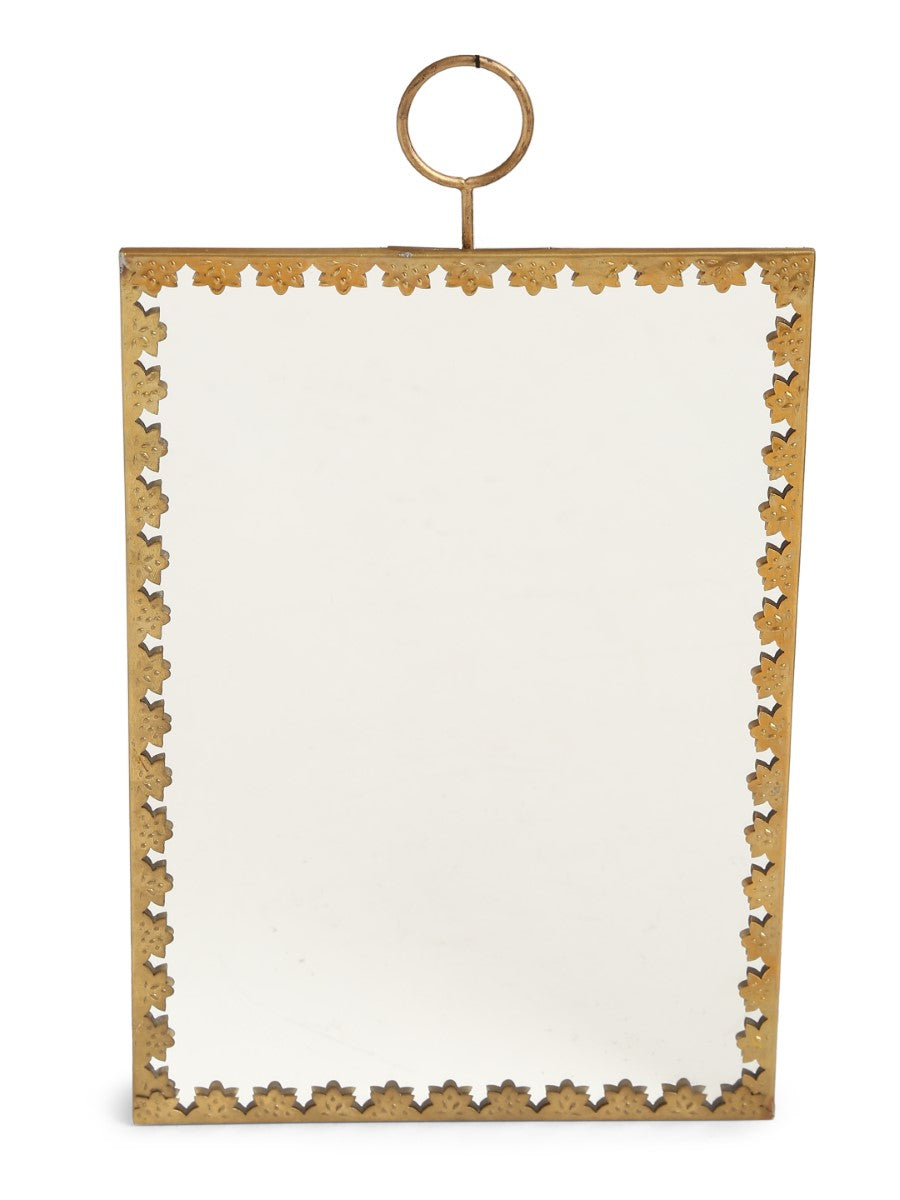 Wall Mirrors With Metal Details (Set Of 3)
