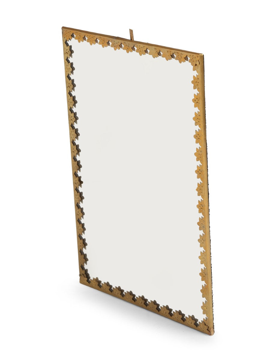 Wall Mirrors With Metal Details (Set Of 3)