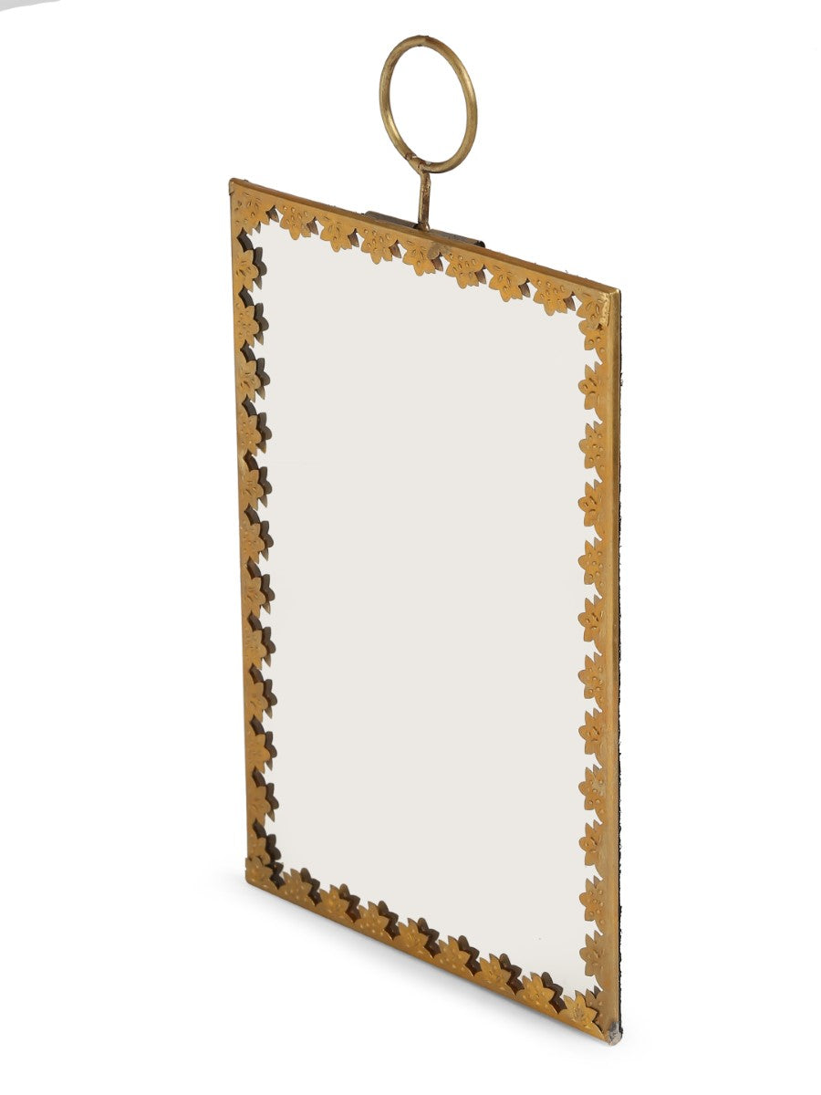 Wall Mirrors With Metal Details (Set Of 3)