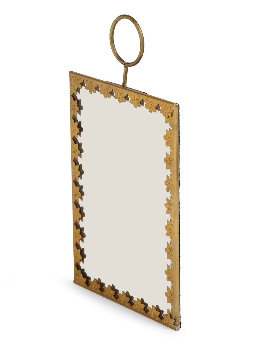 Wall Mirrors With Metal Details (Set Of 3)