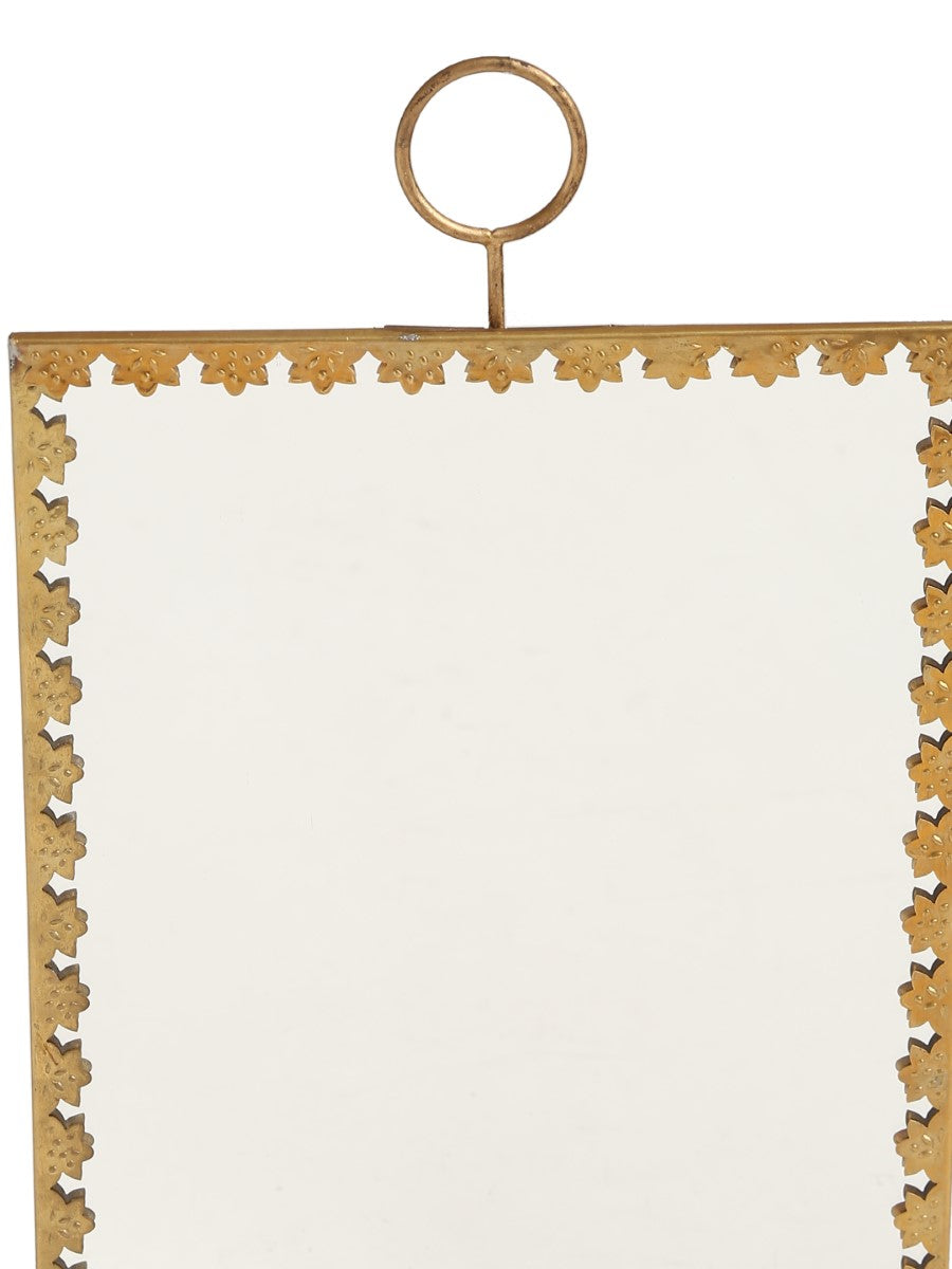Wall Mirrors With Metal Details (Set Of 3)