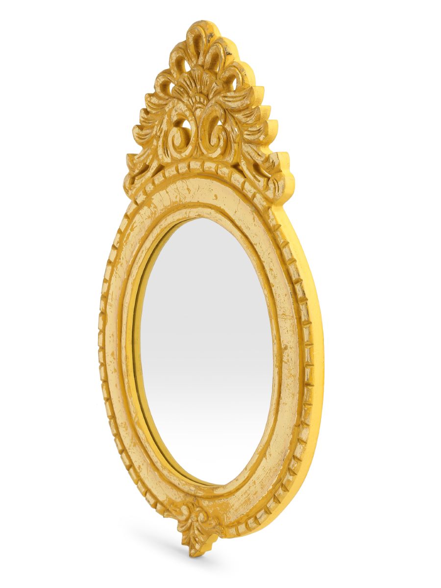 Yellow Mirror With Gold Foiling