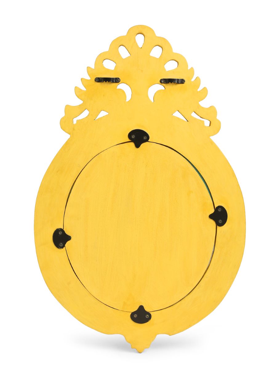 Yellow Mirror With Gold Foiling