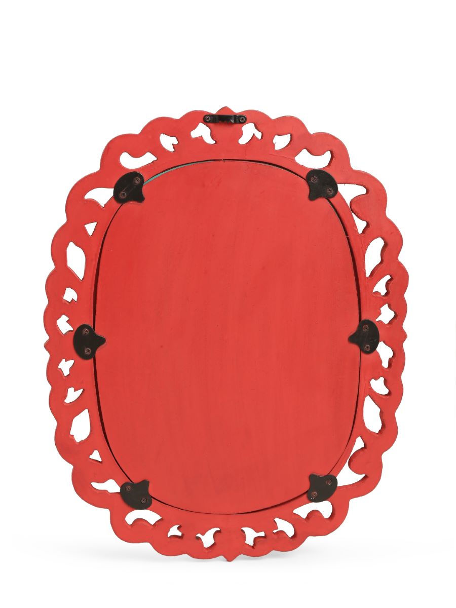 Red Mirror With Gold Foiling