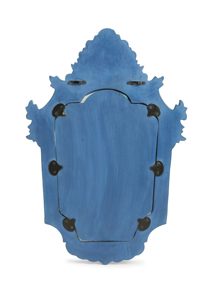 Blue Mirror With Gold Foiling