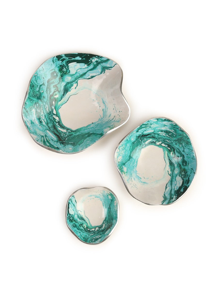 Enameled Platters (Set of 3)