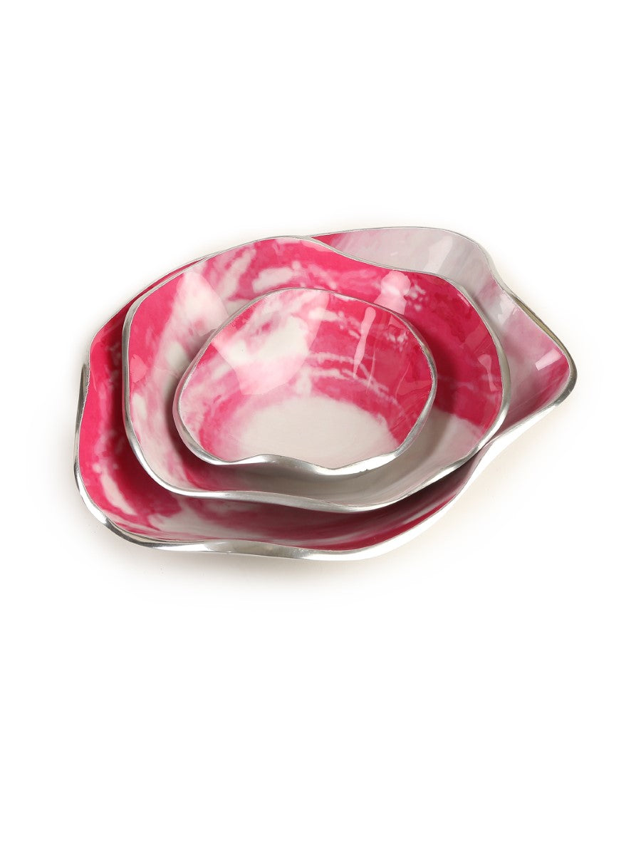 Enameled Platters (Set of 3)