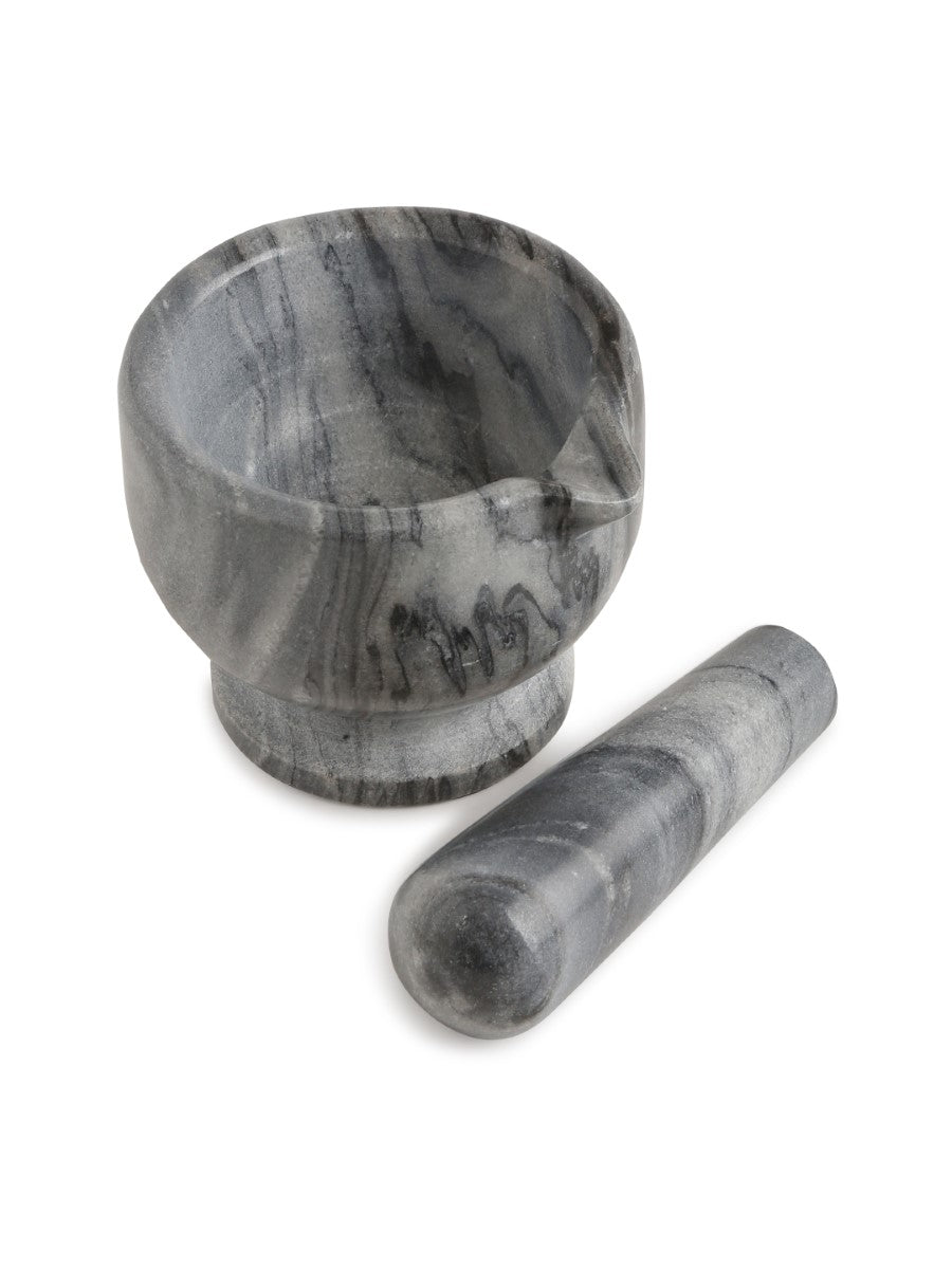 Grey Marble Mortar & Pestel