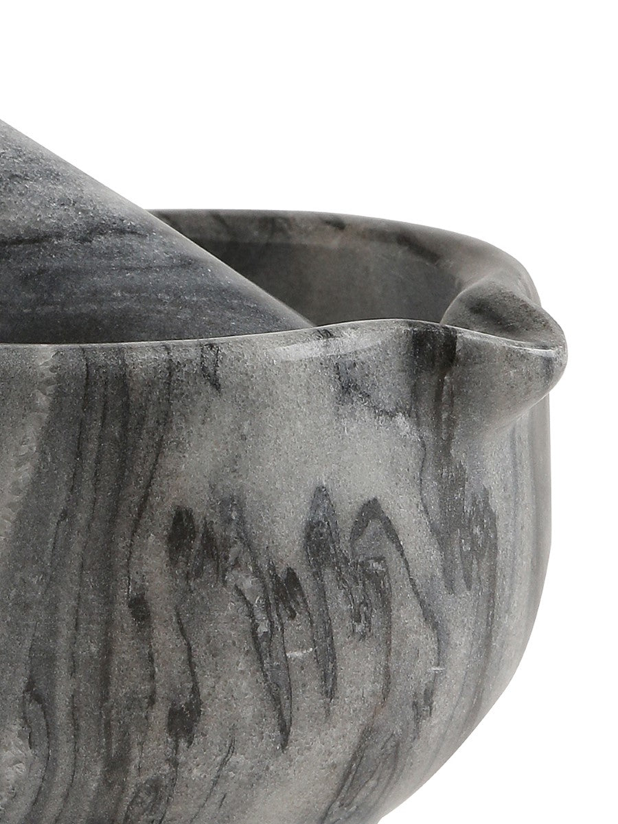 Grey Marble Mortar & Pestel