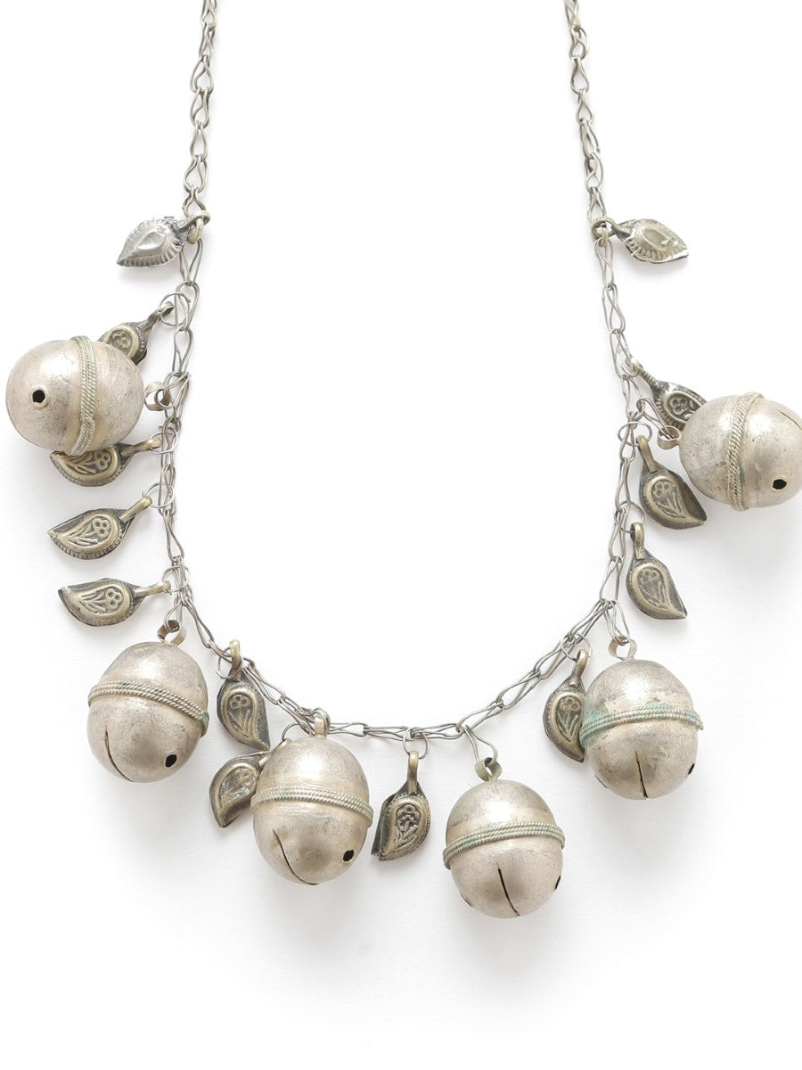 Vintage Design Bell Necklace with Tassels