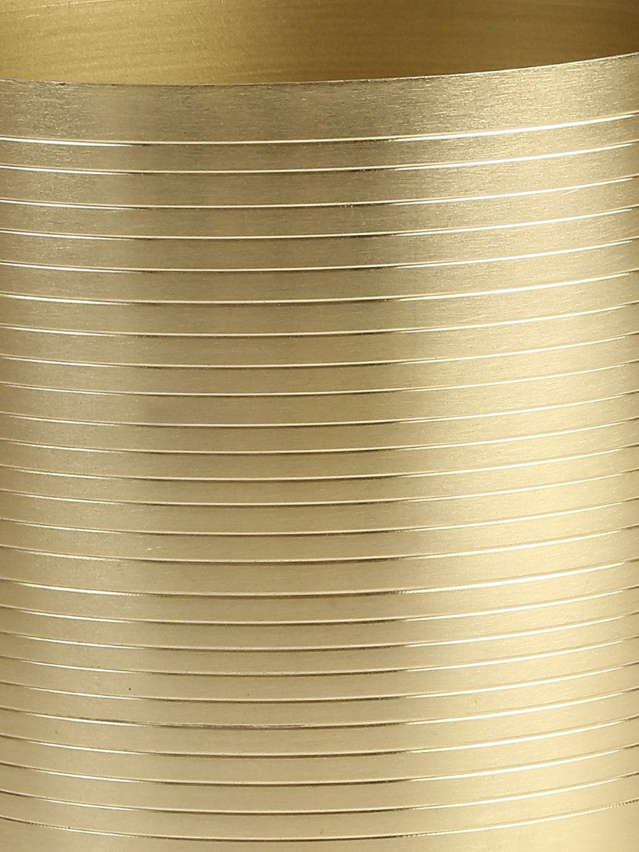 Gold Finish Planter With Stand