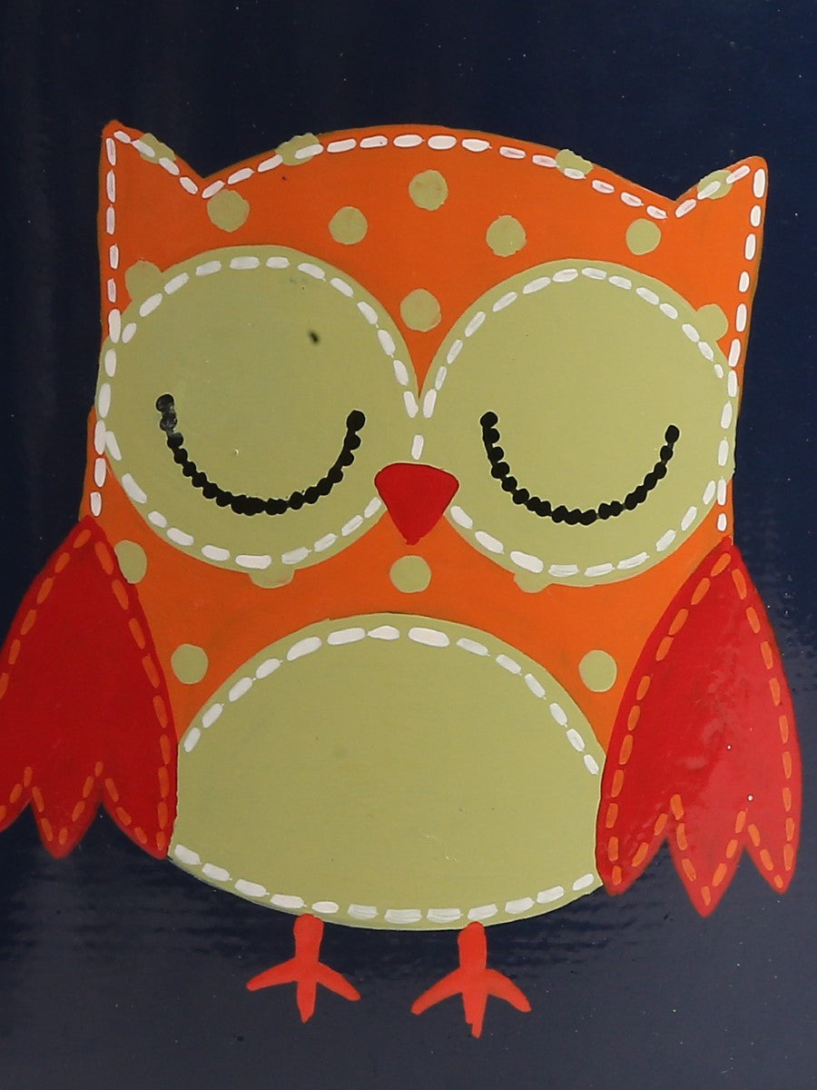 Blue Owl Design Hand Painted Planter
