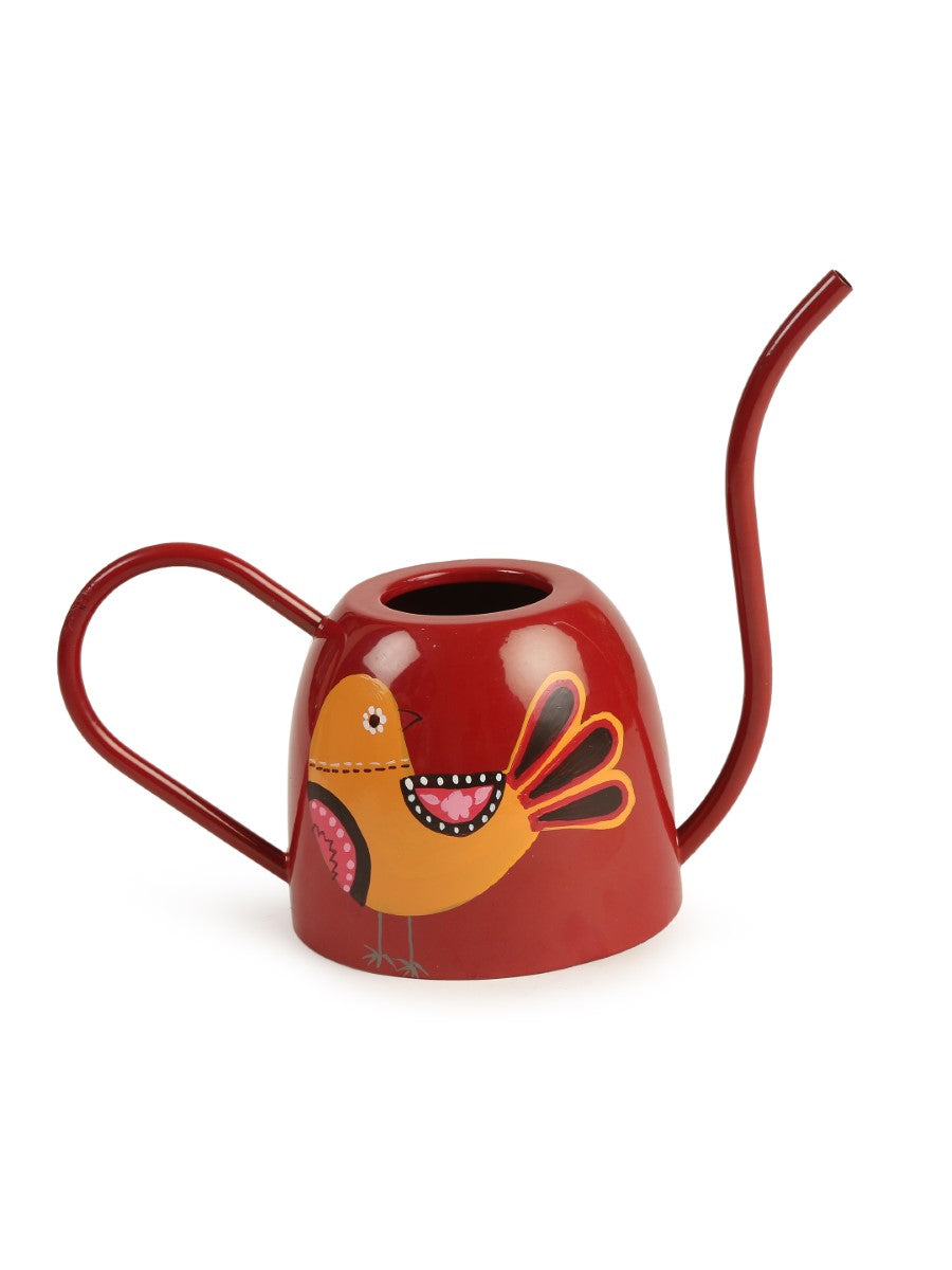 Red Bird Design Watering Can