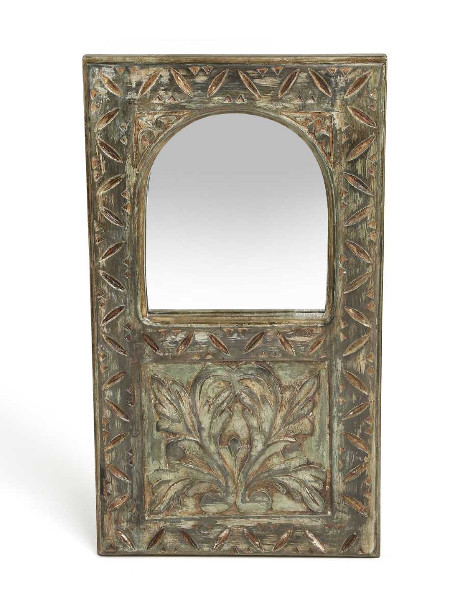 Antique Green Mirror