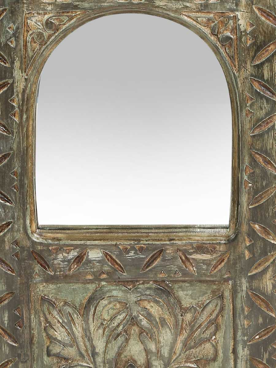 Antique Green Mirror