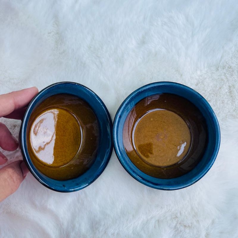 Amber Peanut Bowls (Set of 2)