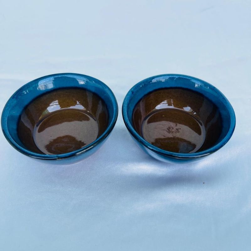 Amber Peanut Bowls (Set of 2)
