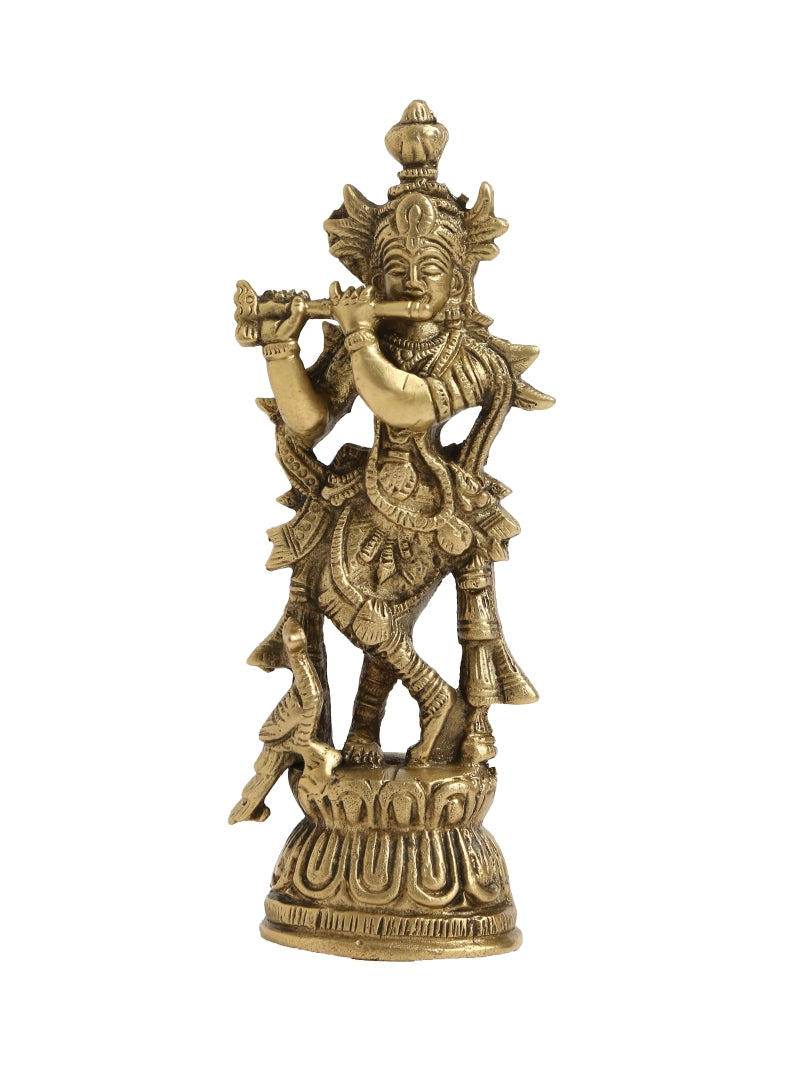 Lord Krishna Idol Playing Flute