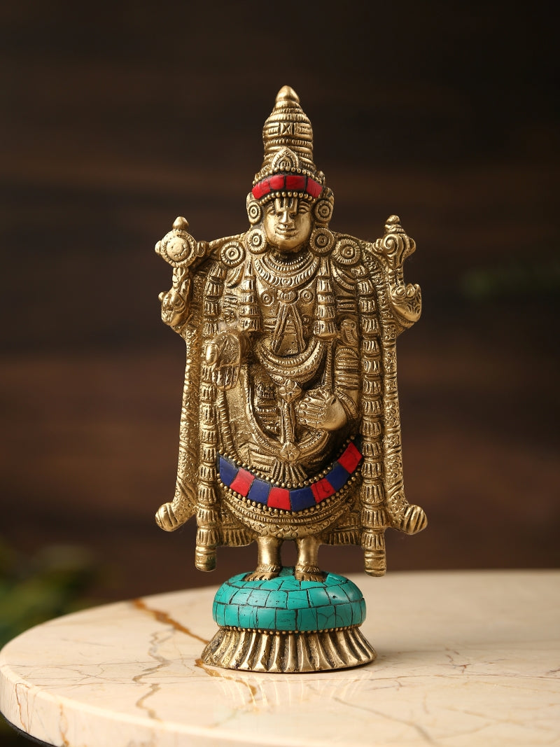 Lord Balaji Crafted with Semi Precious Stones