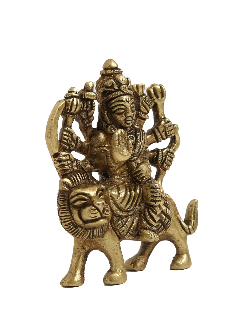Durga Devi Statue in Brass
