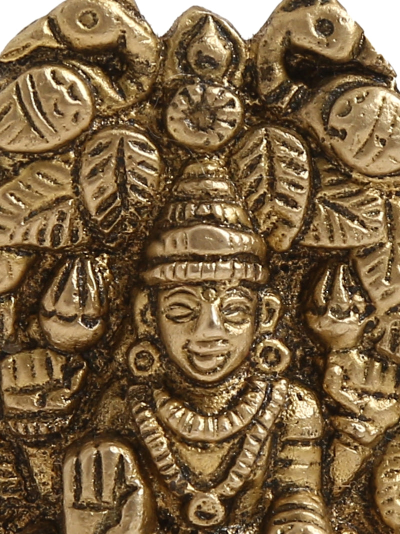 Laxmi Ganesha with Peacock Details