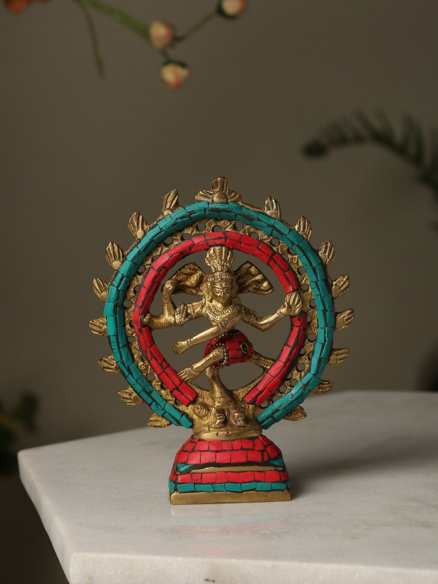 Natraj With Stone Detailing