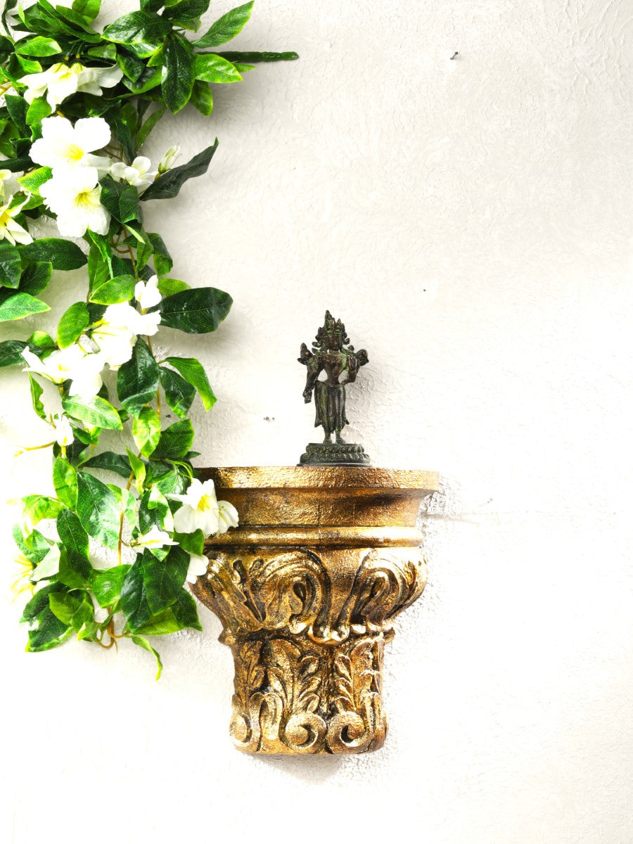 Antique Finish Tara Devi In Brass