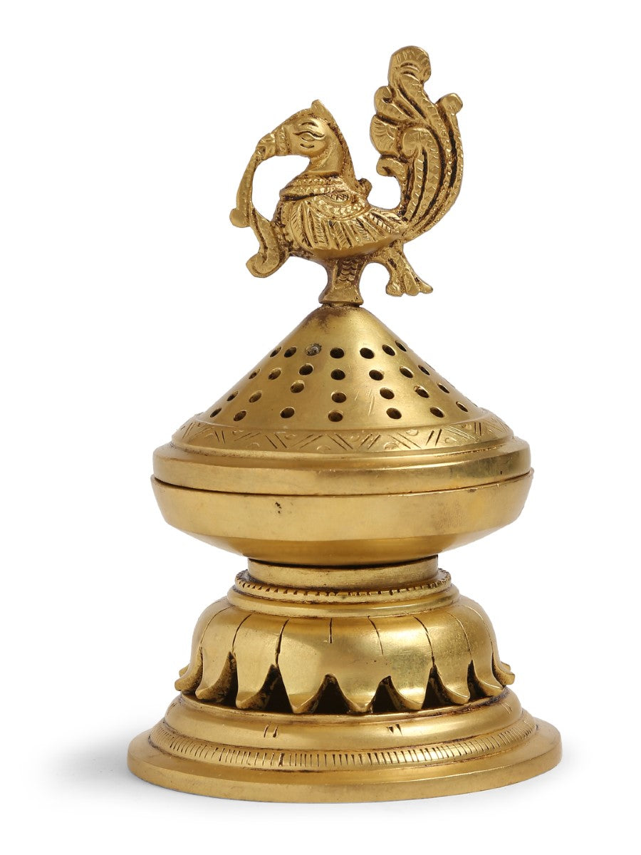Peacock Design Incense Burner