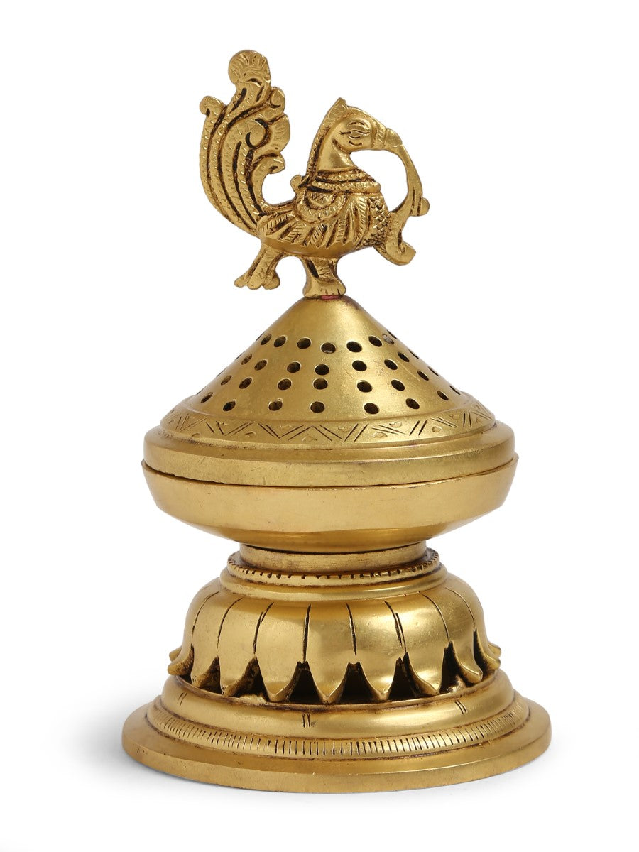 Peacock Design Incense Burner