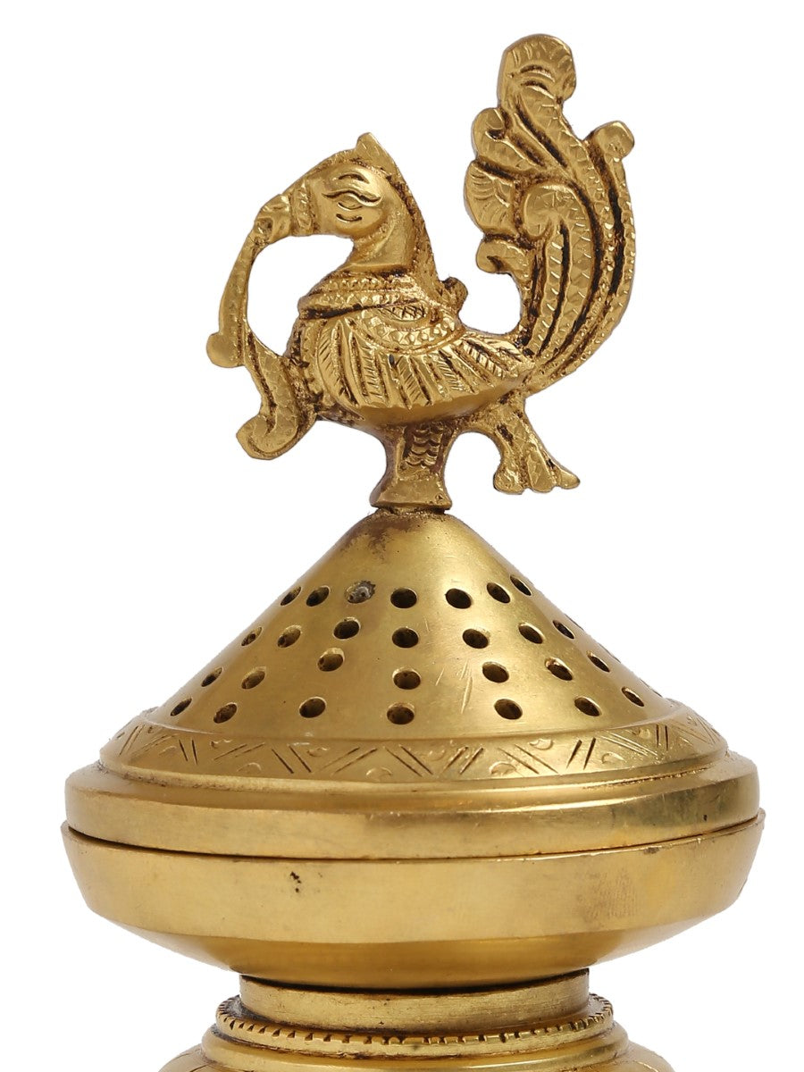 Peacock Design Incense Burner