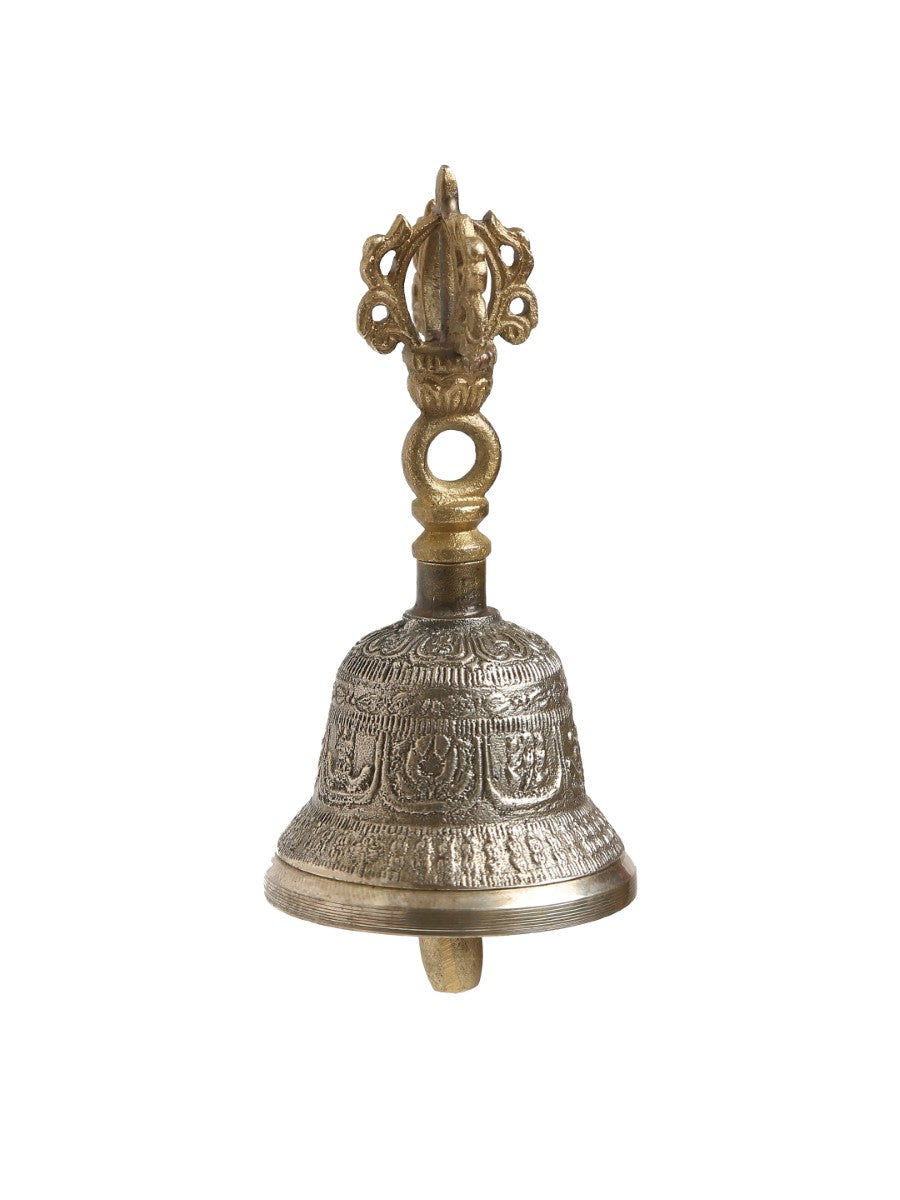 Dorjee Design Hand Bell In Brass