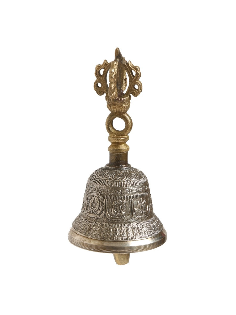 Dorjee Design Hand Bell In Brass