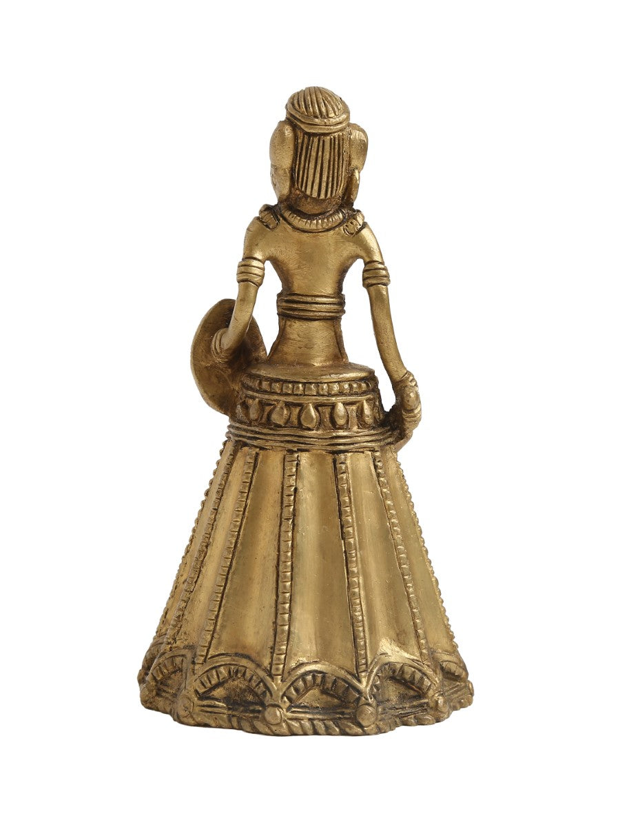 Dhokra Warrior In Brass